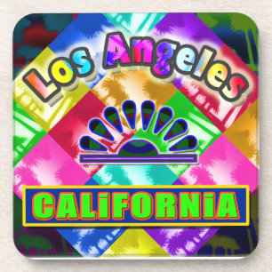 dessous de verre "Coloration Los Angeles 3"