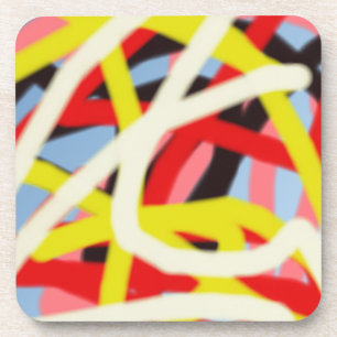 Dessous-de-verre coloré 8773 art abstrait