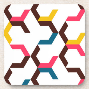 Dessous-de-verre Colorée, moderne, cool tendance chevron flèche for