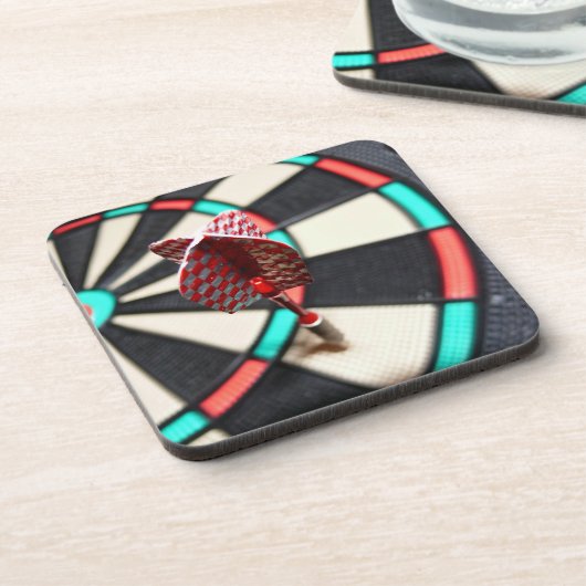 Dessous de verre colorés en Dartboard (Côté gauche)