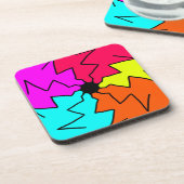 Dessous-de-verre Colorful à thème cassé (Côté gauche)