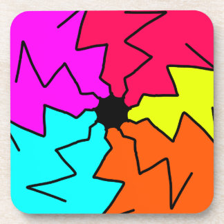 Dessous-de-verre Colorful à thème cassé