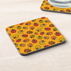 Dessous-de-verre Colorful ladybugs