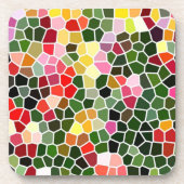 Dessous-de-verre Colorful Mosaic Pattern (Devant)