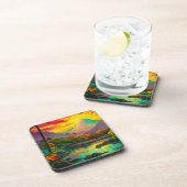 Dessous-de-verre Colorful Tropical Island Paradise (Côté Droit)