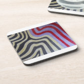 Dessous-de-verre Coloured Waves Hard Plastic Coaster (Côté gauche)