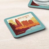 Dessous-de-verre Columbus Ohio | Arch City (Côté gauche)