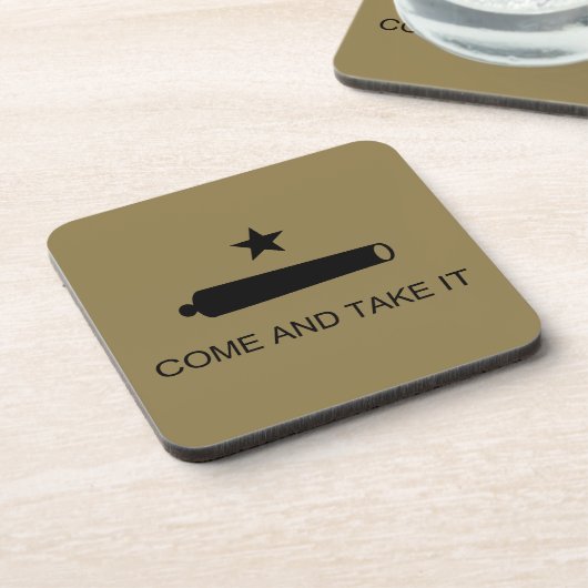 Dessous-de-verre Come & Take It ! Flag de Texas State (Côté gauche)