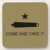 Dessous-de-verre Come & Take It ! Flag de Texas State (Devant)