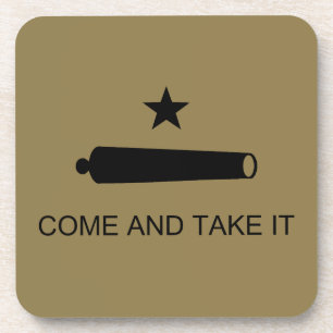 Dessous-de-verre Come & Take It ! Flag de Texas State
