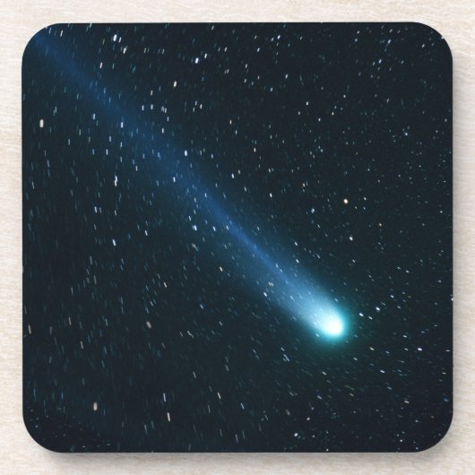 Dessous-de-verre Comète dans le ciel nocturne (Devant)