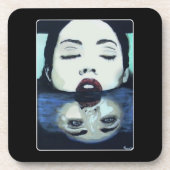 Dessous-de-verre "Comme ci-dessus, So Below" Peinture sur un (Devant)