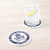 Dessous de verre commémoratifs de tasse de jubilé (Côté)