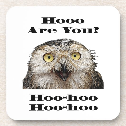 Dessous-de-verre Comment Es-Tu ? Owl Qui Êtes-Vous ? (Devant)