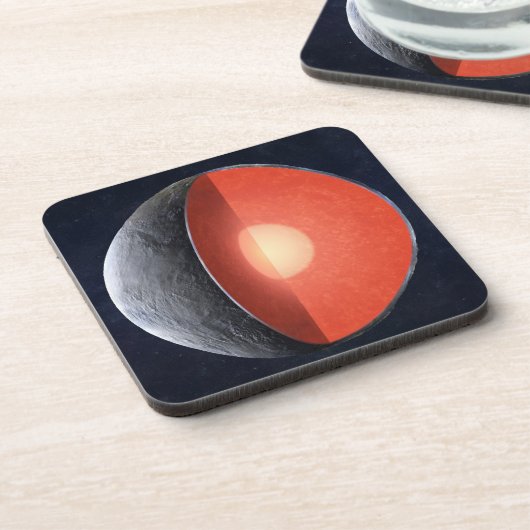 Dessous-de-verre Comment Une Planète Rocheuse Se Forme. (Côté gauche)