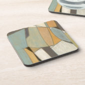 Dessous-de-verre Composition Abstraite avec des couleurs bouchées (Côté gauche)