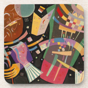 Dessous-de-verre Composition Kandinsky 10 Peinture Abstraite
