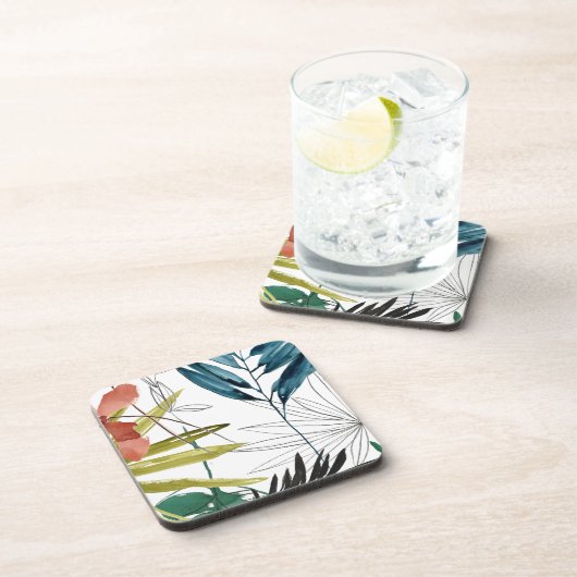 Dessous-de-verre Composition tropicale (Côté Droit)