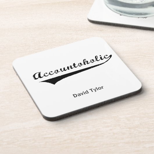 Dessous-de-verre Comptable (Côté gauche)