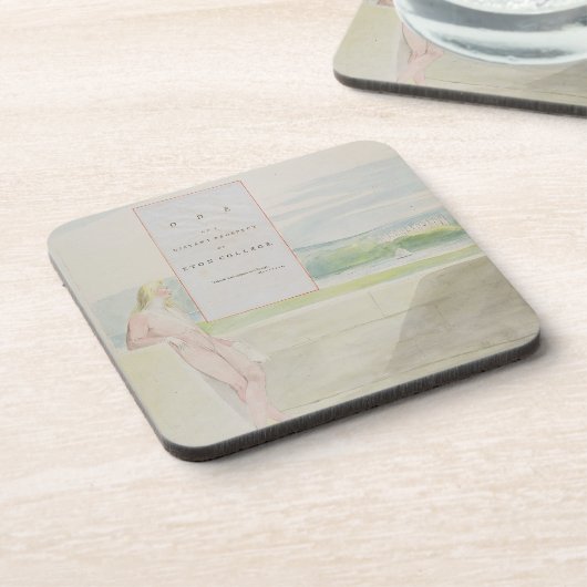 Dessous-de-verre Conception 13 pour la 'ode sur une perspective (Côté gauche)