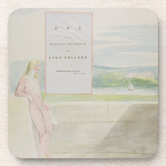 Dessous-de-verre Conception 13 pour la 'ode sur une perspective (Devant)