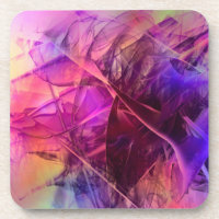 Conception Abstraite fractale violette et rose