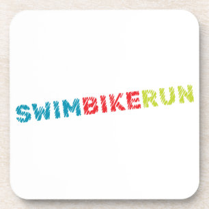 Dessous-de-verre Conception cool de triathlon