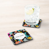 Dessous-de-verre Conception d'abrégé sur formes de Connnected (Côté Droit)