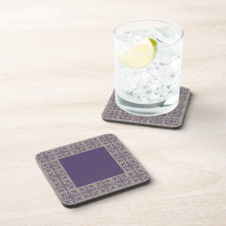 Dessous-de-verre Conception de carreaux Art Déco violette