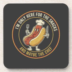 Dessous-de-verre Conception de citation de foodie - Cadeau d'humour