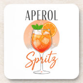 Dessous-de-verre Conception de cocktail Aperol Spritz (Devant)