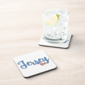 Dessous-de-verre Conception de diamant de fille du Jersey (Côté Droit)