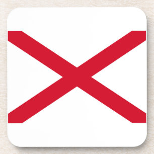 Dessous-de-verre Conception de drapeau d'état de l'Alabama