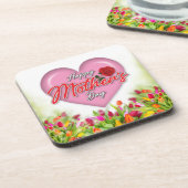 Dessous-de-verre Conception de la fête des mères élégante (Côté gauche)