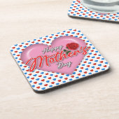 Dessous-de-verre Conception de la fête des mères élégante (Côté gauche)