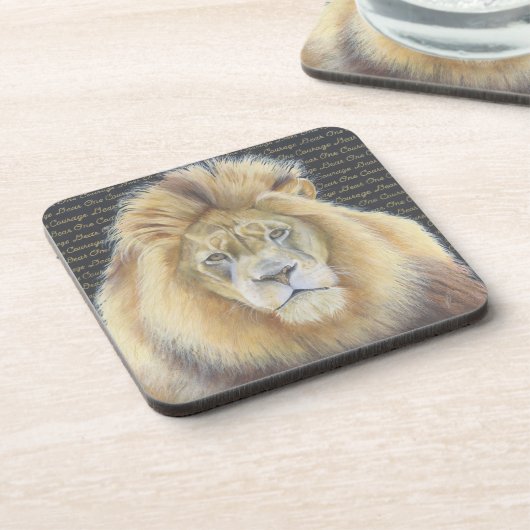 Dessous-de-verre Conception de lion (Côté gauche)