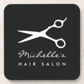 Dessous-de-verre Conception de logo de salon de coiffure et de barb (Devant)