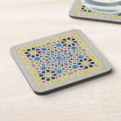 Dessous-de-verre Conception de mosaïque d'Alhambra, 'de l'Arabe (Côté gauche)