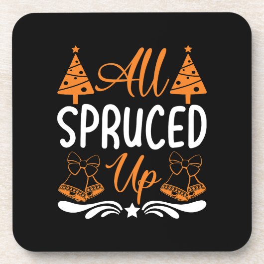 Dessous-de-verre Conception de Noël tout pimpant-85675 (Devant)