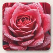 Dessous-de-verre Conception de Rose unique générée par IA (Devant)