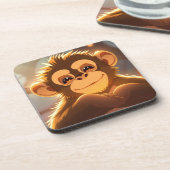 Dessous-de-verre Conception de singe (Côté gauche)