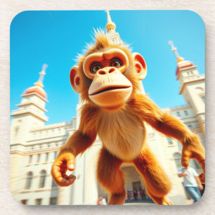 Dessous-de-verre Conception de singe