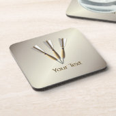 Dessous-de-verre Conception des fléchettes Monogrammes (Côté gauche)