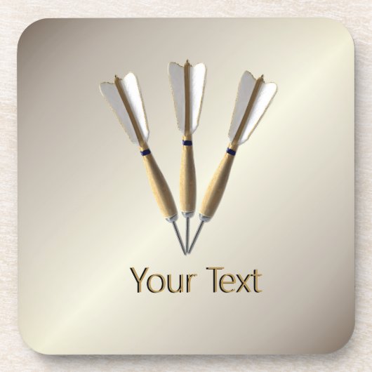 Dessous-de-verre Conception des fléchettes Monogrammes (Devant)