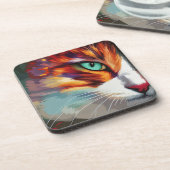 Dessous-de-verre Conception des yeux de chat (Côté gauche)