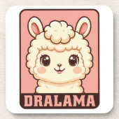 Dessous-de-verre Conception d'illustration de lama mignon (Devant)