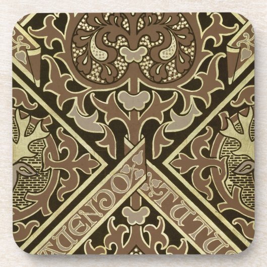 Dessous-de-verre Conception ecclésiastique de papier peint de (Devant)