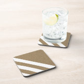 Dessous-de-verre Conception Rustique Faux Burlap Avec Des Tailles B (Côté Droit)