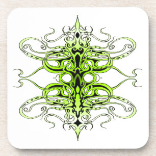 Dessous-de-verre Conception Tribale de l'Empire Vert