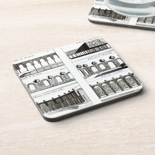 Dessous-de-verre Conceptions de palissade, de 'théorie et de (Côté gauche)